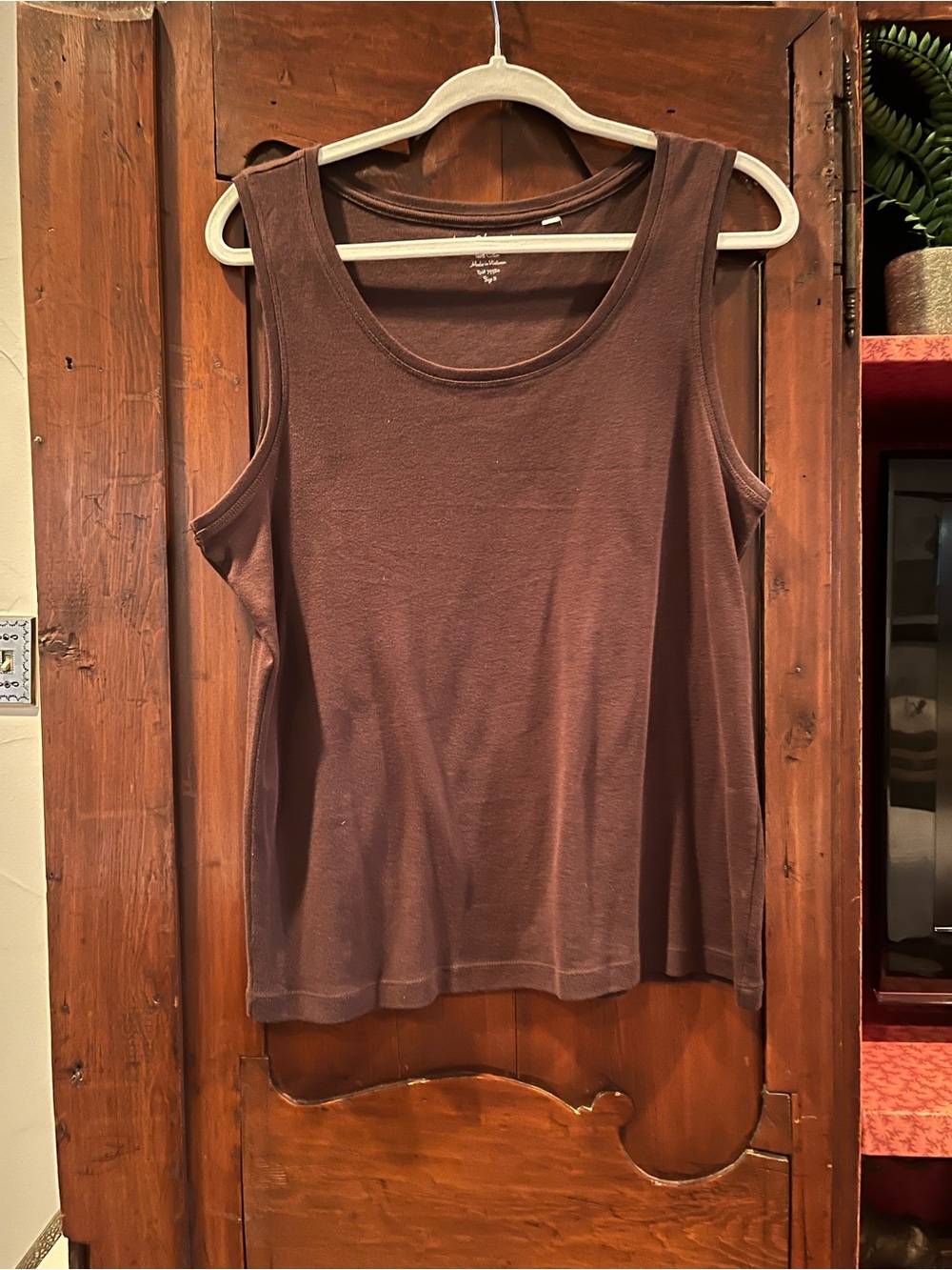 Chico's Brown Sleeveless Scoop Neck Tank